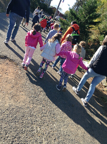 kids playing outside