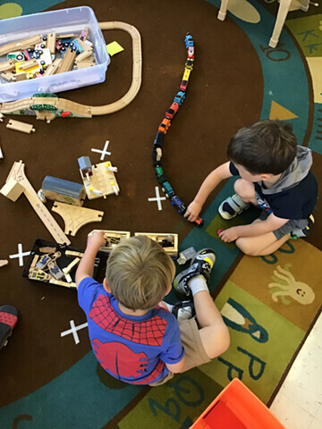 Pre-Schoolers playing